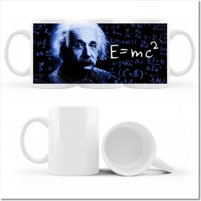 Einstein Classic Blue nyomott mintás bögre