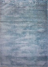 Szőnyeg 160x220 Shaggy Puha Kék Hosszú Haj