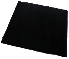 Fürdőszoba-szőnyeg COTTON Fekete - Fekete / 60 x 60 cm WC