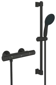 GROHE 345972431 -Termosztátos zuhanycsaptelep PRECISION START 12” 60 cm fekete