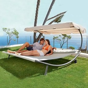 Craftfield BAHAMA relaxációs nyugágy 2 személynek - Bézs