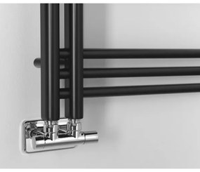 Sapho - Fürdőszobai törölközőszárító radiátor DORLION 300W/230V 50x90 cm matt fekete