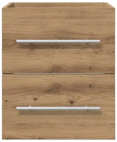 vidaXL Mosdókagyló szekrény Artisan tölgy 38,5 x 41 x 48 cm Faanyag