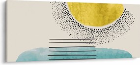 Kép - Absztrakt festmény a strandról N⁰2 (120x50 cm)