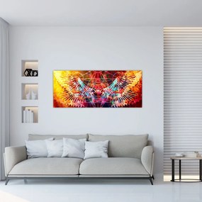 Kép - Merkaba szárnyakkal, absztrakció (120x50 cm)