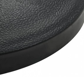 félkör alakú fekete műgyanta napernyőtalp 9 kg