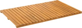 vidaXL Fürdőszoba szőnyeg Egyszínű Barna 80 x 50 cm faszínű