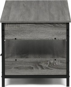 CT-I1201 szürke tölgy MDF dohányzóasztal 100 × 50 × 48 cm