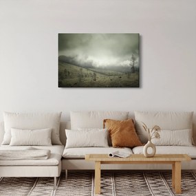 A vihar előtti táj képe (90x60 cm)
