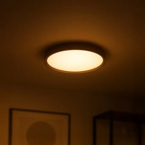 LED mennyezeti lámpa FOREST LED/24W/230V Ø 39 cm barna
