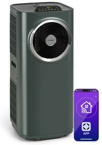Klarstein Kraftwerk Smart 10K, mobil klíma, 10 000 BTU, irányítás alkalmazás által, antracit