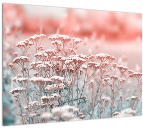 Kép - Réti virágok (üvegen) (70x50 cm)