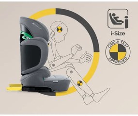 KINDERKRAFT SELECT - Autósülés XPAND 2 i-Méret (100-150 cm) Premium Rakéta szürke