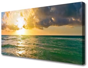 Vászonkép Sea Sunset 100x50 cm