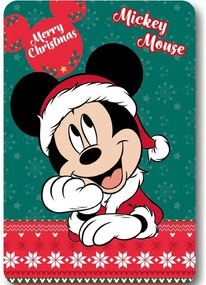 Disney Mickey Festive Karácsonyi polár takaró 100x140cm