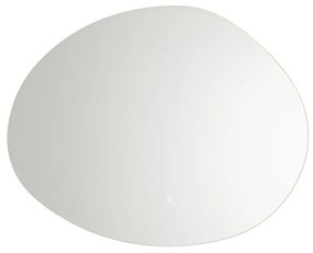 Fürdőszoba tükör 80 cm LED-del és tükörfűtéssel - Biba