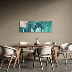 Kép - Szukulent (órával) (90x30 cm)