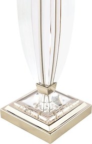 LAURA ASHLEY 3627557-Q CARSON Kristály Asztali lámpa Fehér, Polírozott nikkel B22 IP20