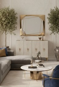 Salkım 120 - White, Travertine, Gold