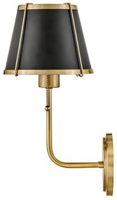 Hinkley HK-CLARKE1-BR-BK - Fali lámpa CLARKE 1xE27/40W/230V réz/fekete