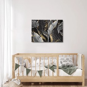 Üveg kép - Arany dzsungel (70x50 cm)