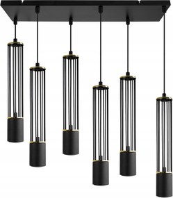 Led Mennyezeti LĂĄmpa LĂłgĂł CsĆ CsillĂĄr Loft Asztal Felett Sziget Fekete-arany