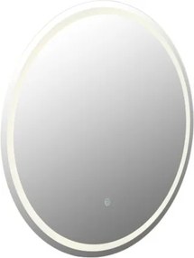 Globo 84034 Tükör, szatírozott üveg, műanyag, érintéses be/ki kapcsolás, dimmelhető, fokozatmentes érintéses dimmer, memória funkció, ø: 750mm, Mélység: 24mm, tartozék: LED 16W 230V, 230-1315lm forrás, 120-970lm kimenet, 4000K