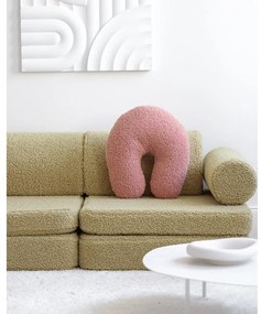 Zöld buklé gyerek kanapé 132 cm Settee – Wigiwama