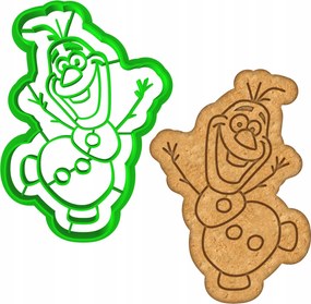 Forma Lyukasztó Mézeskalács kiszúró Mese Jégvarázs Olaf 9cm