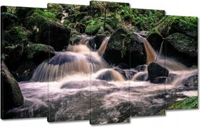 Festmények 100x60 Hegyi folyó