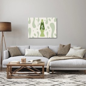 Üveg kép - Hippik, lávalámpa (70x50 cm)