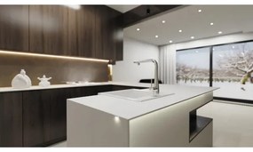 Deante BRE_075M - Mosogató csaptelep kihúzható zuhannyal, ERIDAN, króm