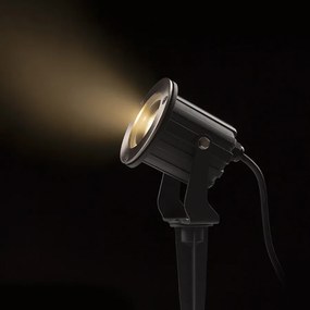 RENDL BLUESTAR leszúrható antracit 230V LED GU10 8W IP65