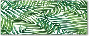 Konyhai védőpanel üvegből Pálmalevelek XXL