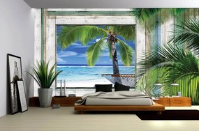 Fotótapéta - Strand, tenger, homok (152,5x104 cm)