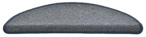 30 db világoskék és kék félkör alakú lépcsőszőnyeg 56 x 17 x 3 cm