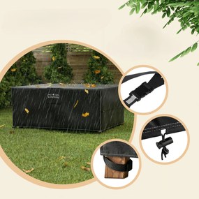 Deuba Védőhuzat ülőgarnitúrára 242x162x100 cm - antracit