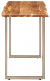 tömör akácfa étkezőasztal 110 x 50 x 76 cm