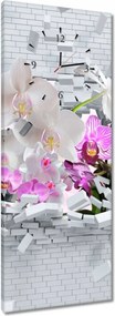 Órák 40x100 Orchidea a falban