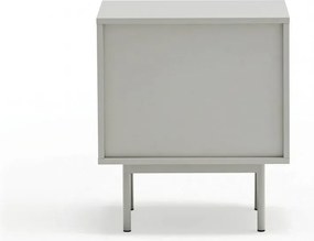 Világosszürke matt éjjeliszekrény Sierra – Teulat