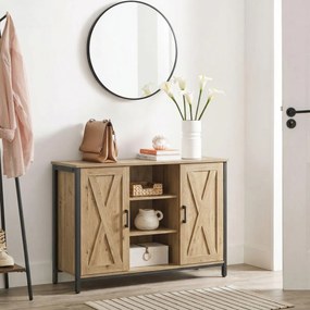 Komód TAYLOR ARTISAN nyitott polcokkal, 100x70cm