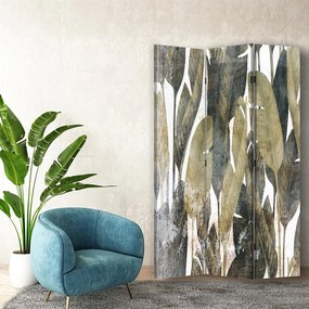 Gario Paraván Retro banán levelek Méret: 180 x 170 cm, Kivitelezés: Parafa paraván