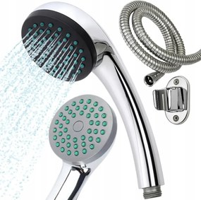 Zuhanyfej Zuhany Kerek Tükör Takarékos Szett Tömlővel És Fogantyúval