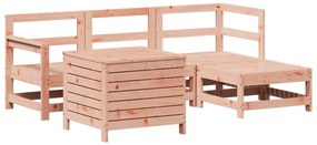 5 részes tömör duglászfenyő kerti kanapészett