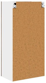 Függő szekrény Riga Füstölt tölgy és fehér 50 x 31 x 100 cm