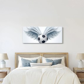 Kép - léggömb szárnyakkal (120x50 cm)