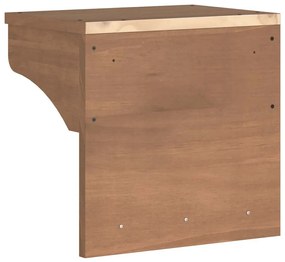 SANDNES tömör fenyőfa falra szerelt kabátállvány 43x30x42 cm