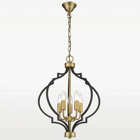 Cosmolight modern csillár nashville fekete arany cosp05179bk