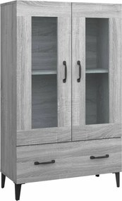 vidaXL szürke sonoma színű szerelt fa magasszekrény 70 x 31 x 115 cm