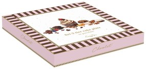 Porcelán süteményes állvány 2 emeletes díszdobozban Sweet Moments